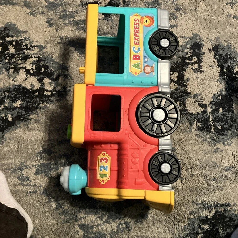 Fisher-Price Big Train Toy W/Lights Music & Smart Learn